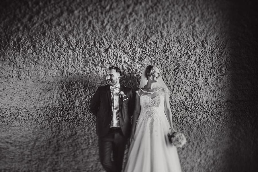 Hochzeitsfotos in Schwarzweiß